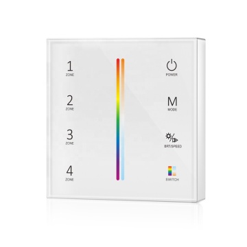 Skydance T25 Baterai AAA*2pcs 4 Zona RF 2.4G Panel Kaca Panel Kaca Nirkabel Kontrol Remote Untuk RGB+CCT LED Light Strips