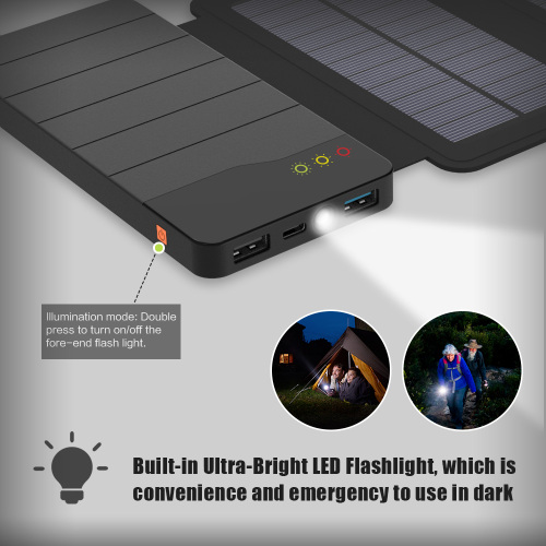 10000mAh Solar Charging Power bank