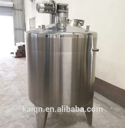 steam double jacketed mixing tank