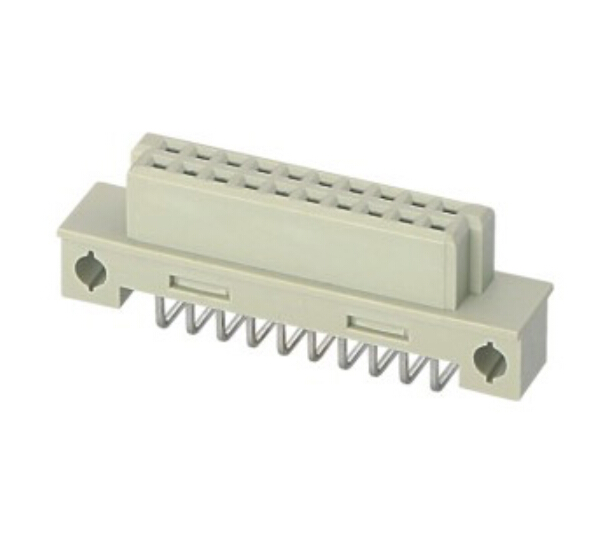 Conector DIN 41612 de 20 pinos de ângulo reto