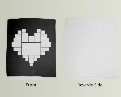 Subbank Crystal Velvet Sublimation Blanket: Love You To The Moon And Back Panel