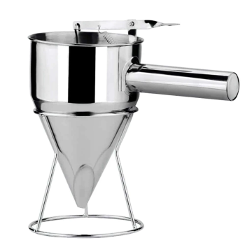 INTODIY Stainless Steel Candle Funnel for Wax Straining and Dispensing