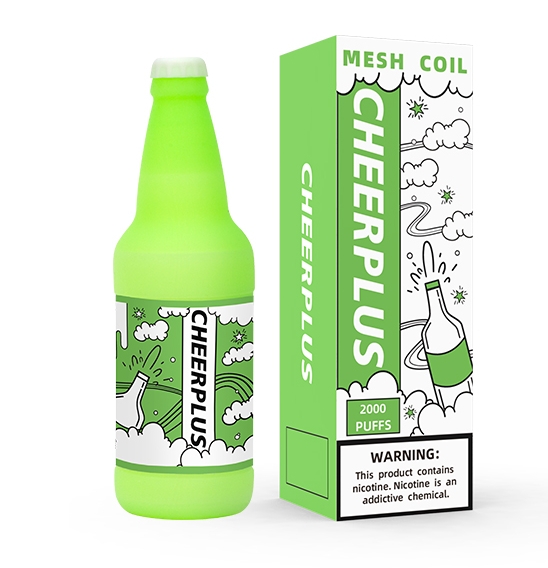 Beer Bottle Cheerplus 2000 Puffs Defaceable Health Vape Device