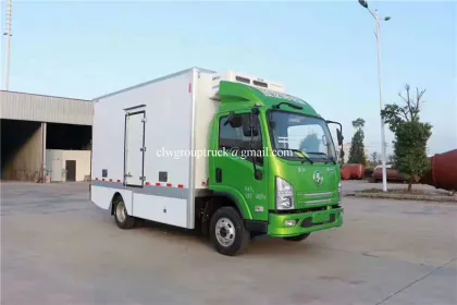 Shaanxi auto pure electric refrigerated vehicle