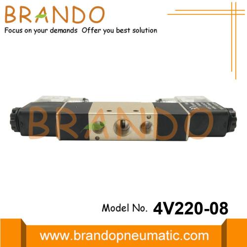 1/4 &#39;&#39;PT 4V220-08 전기 공압 밸브 AC220V AC110V