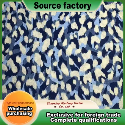 Blue squinting eye floral print