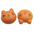 Hars Bear Head Cookies Dessert Flat terug Cabochon miniatuur Food Art Supply decoratie charme