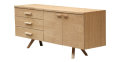 Charles Retro Modern Credenza Gabinete Aparador