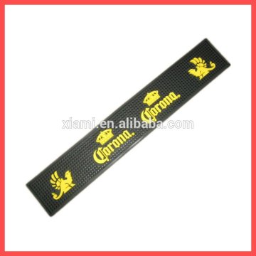 Haute Douture engraved kingly crown pattern rubber custom bar mat