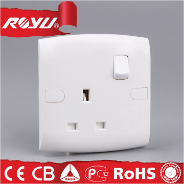 electric socket switch, wall switch socket, 13 A plug socket switch