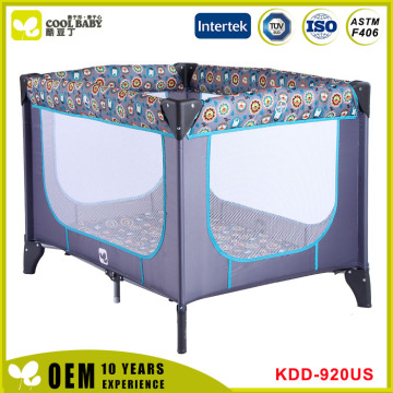 Wholesale China Thin Fabric Baby Playpen With Cartoon Pattern Decoration