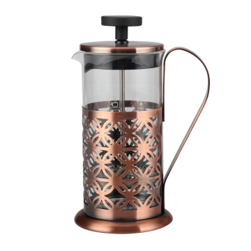 Stainless Steel Coffee Plunger Copper French Press