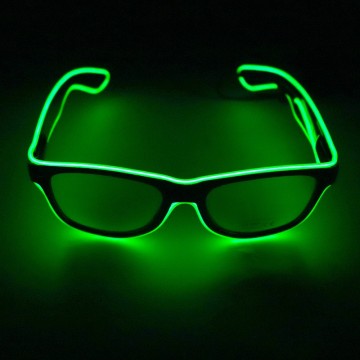 LED Glowing Glasses - EL Wire Party Lights for Festivals and Events