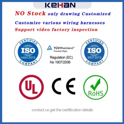 Factory Direct Customizable 6-Pin JST-GH to DF13 Cable Harness for Electronics