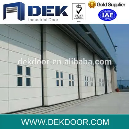 Industrial sliding steel door