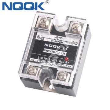 CE Certified 60A Single Phase AC to DC Solid State Relay SSR-60DA