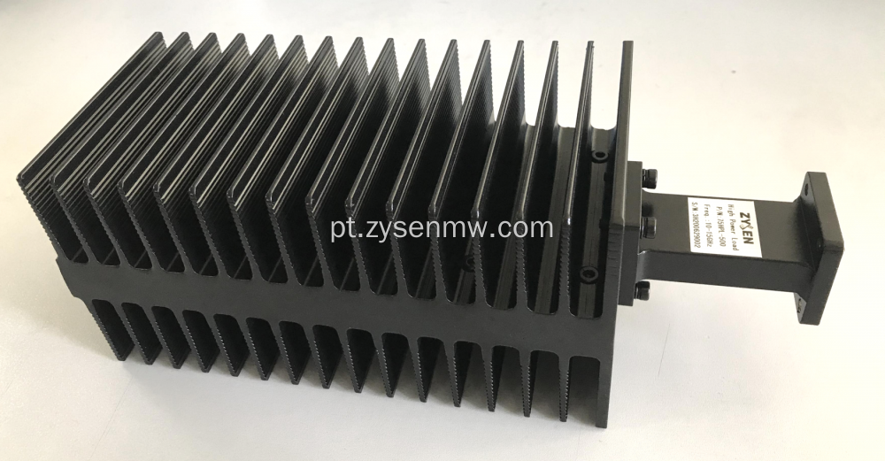 Carga de guia de ondas de alta potência WR75 500W