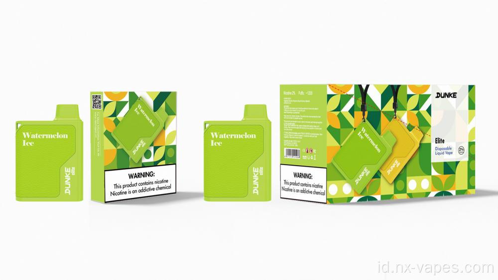 Dunke sekali pakai E rokok 1200puffs vape vaporizer pena