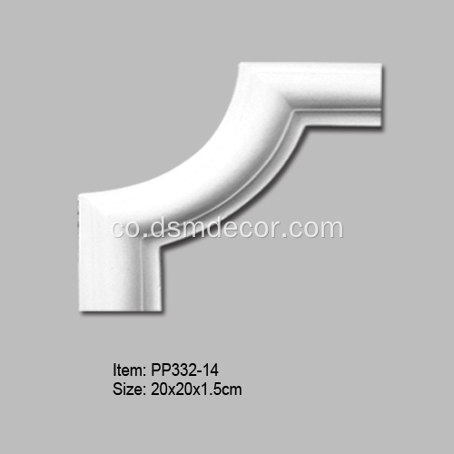 Pezzi d&#39;angolo di PU Chair Rail