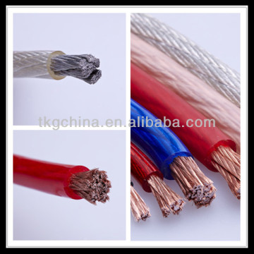 durable colourful pvc insulated multi-core flexible round power cable