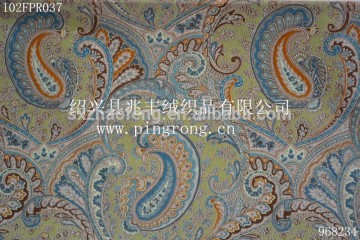 printed velveteen fabric for cushion