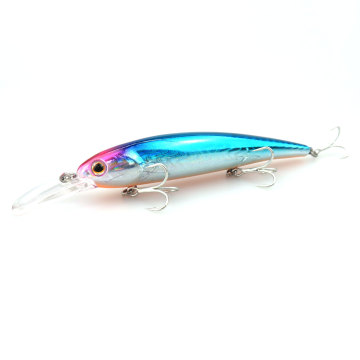 High Quality Powder Blue Minnow 145mm Hard Bait Fishing Lure