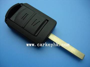 HU100 blade 71 Opel Corsa 2 button remote key shell blank cover case fob