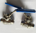 2000 WOG 2pcs High Quality 316 Stainless Steel Threaded Ball Valve, 1/4\" DN8