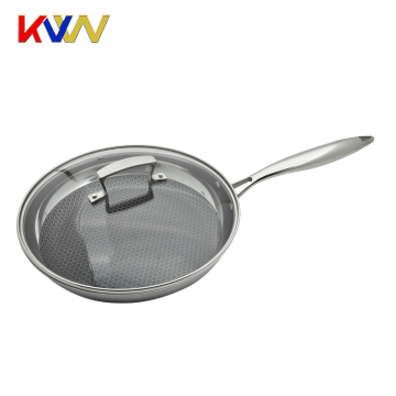 Factory Price Stainless Steel Induction Non-Stick Fry Pan