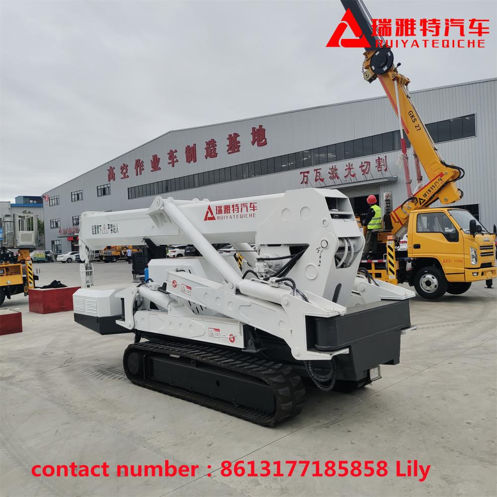 Crawler type aerial work platform vehicle