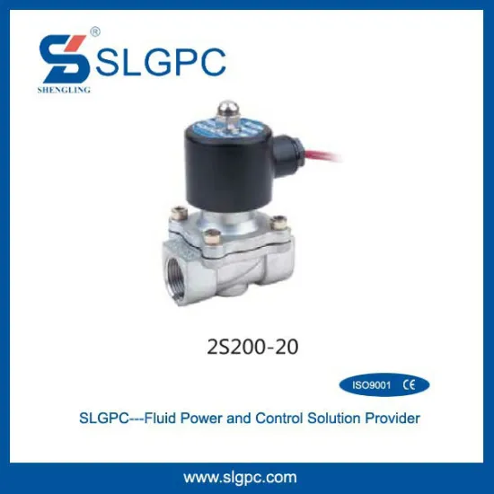 Low price stainless steel 2S200-20 air compressor solenoid valve
