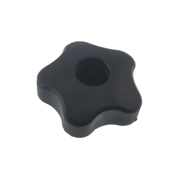 UV Resistant Through Hole ABS Five Lobe Knobs with SS304 Insert