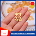 Metal alloy auspicious characters