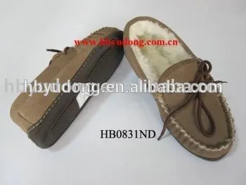 Sheepskin Moccasins Fashionable Slippers