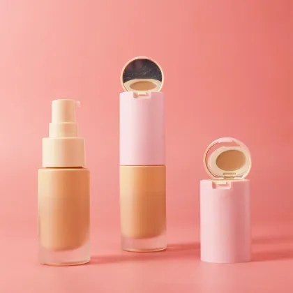 Private Label Luxury Pink Liquid Foundation Concealer with Full Coverage