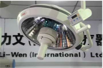 Wall mounted and ceiling optional shadowless surgery lamp