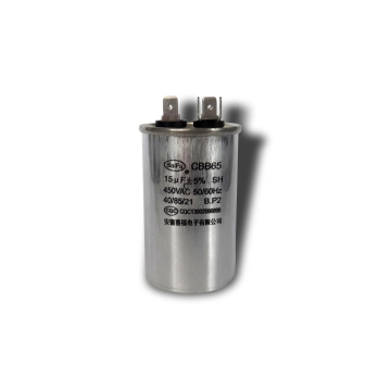 Factory Cbb65 450VAC Film Capacitor 15uF Dual Terminal
