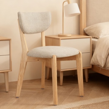 Solid Wood Dining Chair Upholstered Home Furniture