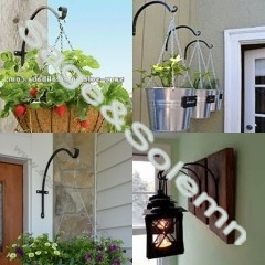 Blacksmith Made Wall Hook , Shepherd's Hook, Plant Hook
