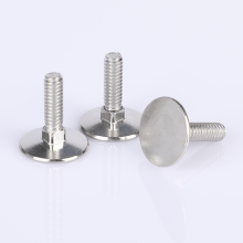 Bolt round flat head square neck bolt