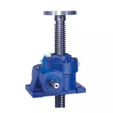 Bising rendah SWL 5T Jack skru trapezoid untuk frekuensi rendah dengan operasi mudah dan gear cacing