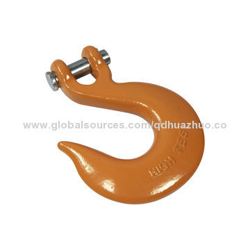 Drop forged G43/G70 clevis slip hook, self color, galvanized or painted rigging hardware
