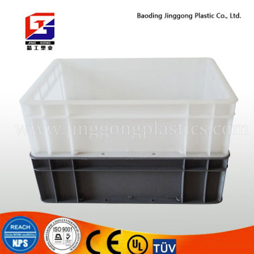 Customized plastic EU turnover box, export portable hard plastic box