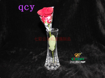 2015 new product acrylic love rose vase made in shenzhen