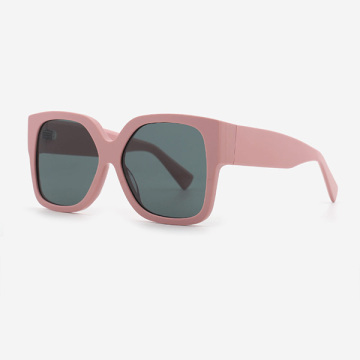 Rectangular Oversize Acetate Women's Sunglasses 23A8072