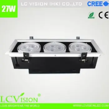 LED lighting/27W CREE LED Down light / Dimming / Adjustable / 1350 lm