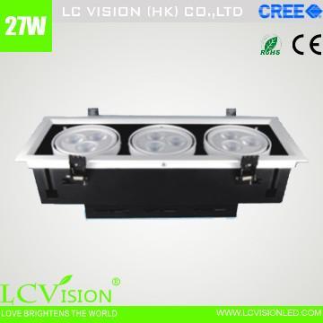 LED lighting/27W CREE LED Down light / Dimming / Adjustable / 1350 lm