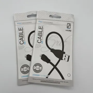 Small Cute battery charger Bags  Pouch Case stand up pouch bag transparent