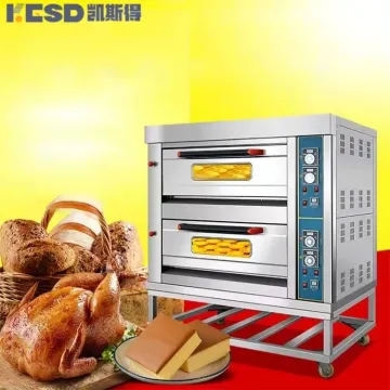 Commercial Bakery Baking Oven 3 Deck 6 Trays Gas Oven for Bakery Bread Pizza Bake Gas Oven Bakery Baking Equipment Prices
