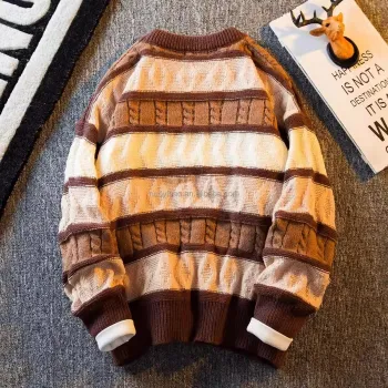 Wholesale Custom Crew Neck Winter Cotton Sweaters for Men